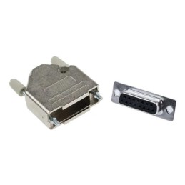 1 pcs : MHDTZK15-DB15S-K - 15 WAY D-SUB HOOD DIE CAST TOP E