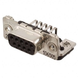 1 pcs : 1-106505-2 - CONN D-SUB RCPT 9POS R/A SLDR