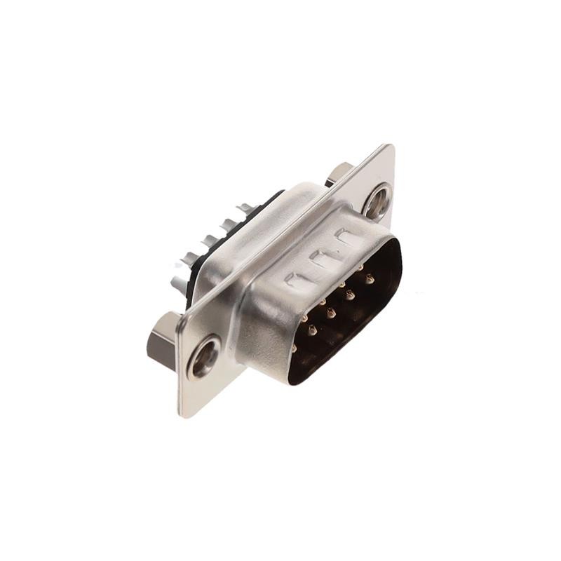 1 pcs : K85X-EA-9P-K - CONN D-SUB PLUG 9P VERT SLDR CUP