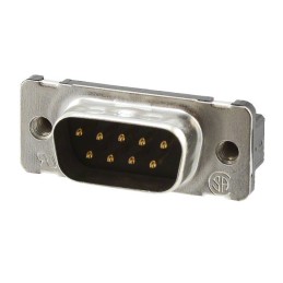1 pcs : 2-748003-0 - CONN D-SUB PLUG 9POS VERT SLDR