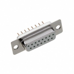 1 pcs : 61801525123 - CONN D-SUB RCPT 15POS VERT SLDR