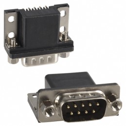 1 pcs : 183-009-113R181 - CONN D-SUB PLUG 9POS R/A SLDR