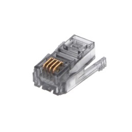 1 pcs : 4-520424-1 - CONN PLUG 4POS SDL 24-26AWG RND