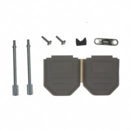 1 pcs : 972-009-01SR031 - CONN BACKSHELL 9POS 180DEG GRAY