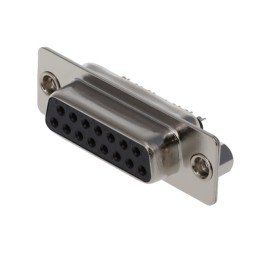 1 pcs : K85X-AA-15S-K - CONN DSUB RCPT 15P VERT SLDR CUP