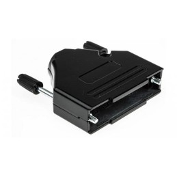 1 pcs : MHDTZK15-BK-RA-PC-BK-K - 15 WAY D-SUB HOOD DIE CAST BLACK