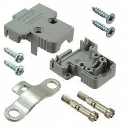 1 pcs : 1731110013 - CONN BACKSHELL 9P 90/180DEG GRY