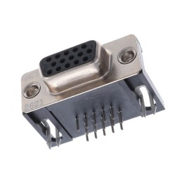 1 pcs : 2311763-2 - CONN D-SUB HD RCPT 15P R/A SLDR