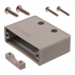 1 pcs : 09670150411 - CONN BACKSHELL 15POS 180DEG GRAY