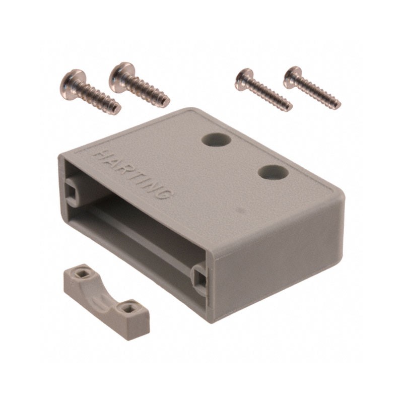 1 pcs : 09670150411 - CONN BACKSHELL 15POS 180DEG GRAY