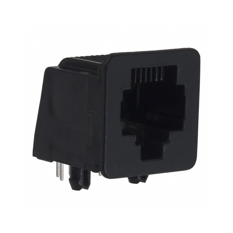1 pcs : 5520243-4 - CONN MOD JACK 8P8C R/A UNSHLD