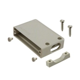 1 pcs : 09670250511 - CONN BACKSHELL 25POS 90DEG GRAY