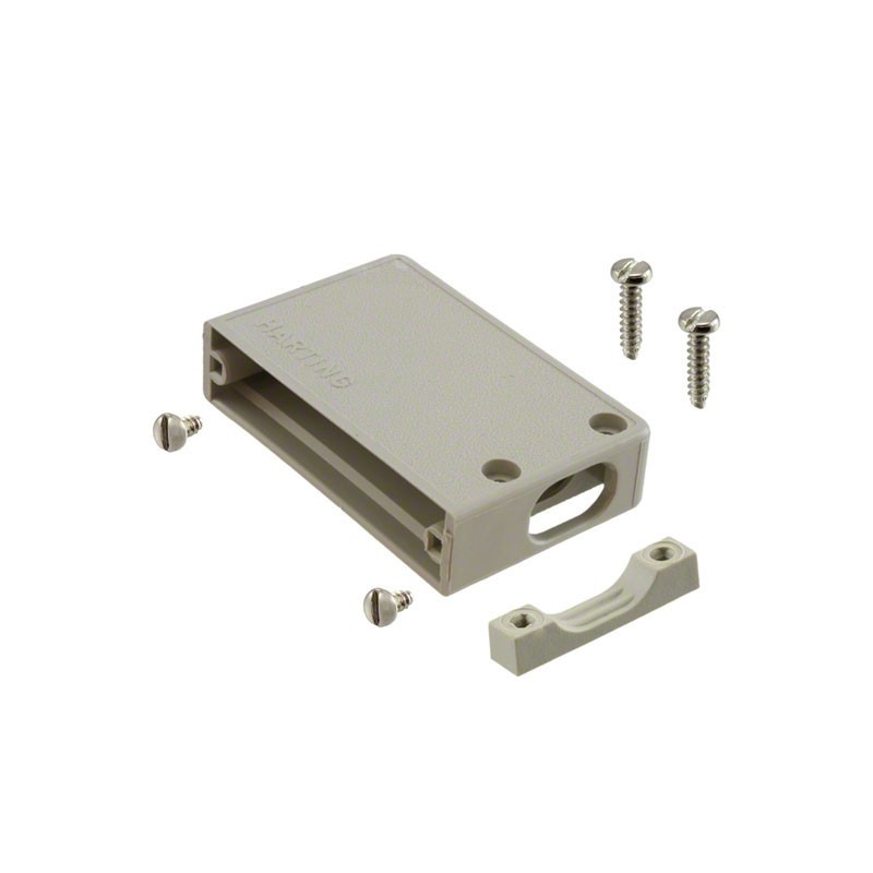 1 pcs : 09670250511 - CONN BACKSHELL 25POS 90DEG GRAY