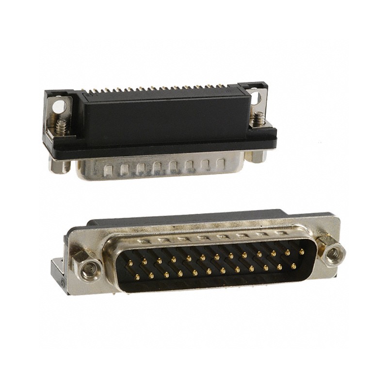 1 pcs : 182-025-113R181 - CONN D-SUB PLUG 25POS R/A SLDR