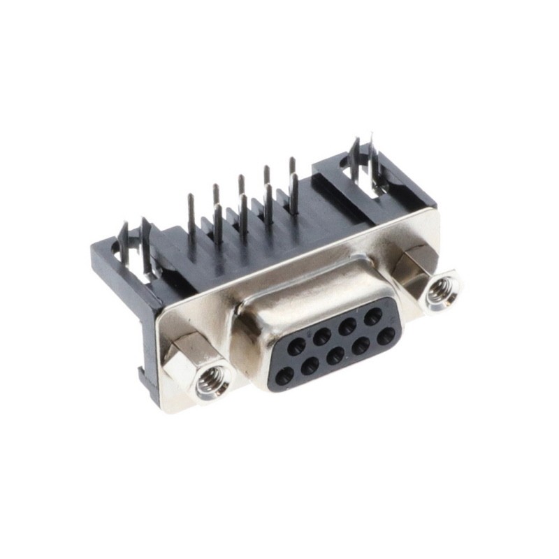 1 pcs : K22X-E9S-NJ - CONN D-SUB RCPT 9POS R/A SLDR