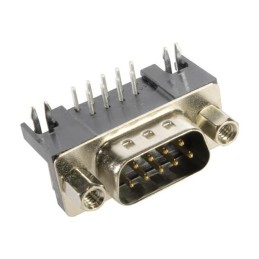 1 pcs : 09681637813 - CONN D-SUB PLUG 9POS R/A SLDR