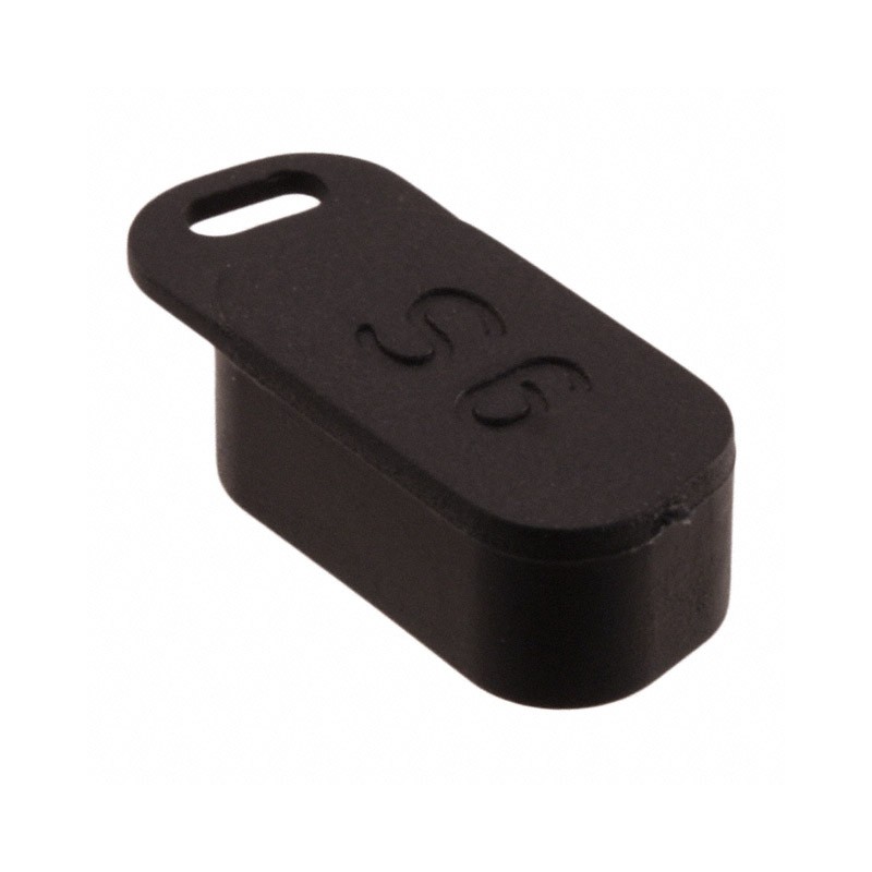 1 pcs : 09670090711 - DSUB DUST CAP FE 09P BLACK