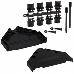 1 pcs : 970-037-010R011 - CONN BACKSHELL 37POS 180DEG BLK