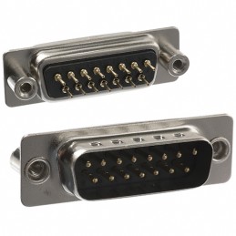 1 pcs : 171-015-113R021 - CONN D-SUB PLUG 15P PNL MNT SLDR