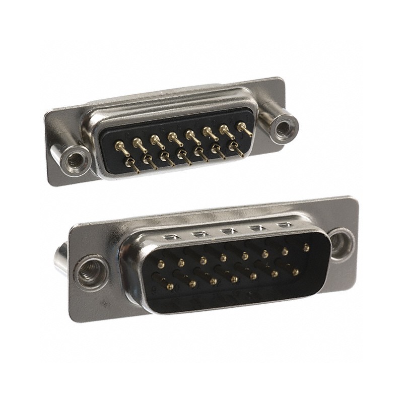 1 pcs : 171-015-113R021 - CONN D-SUB PLUG 15P PNL MNT SLDR