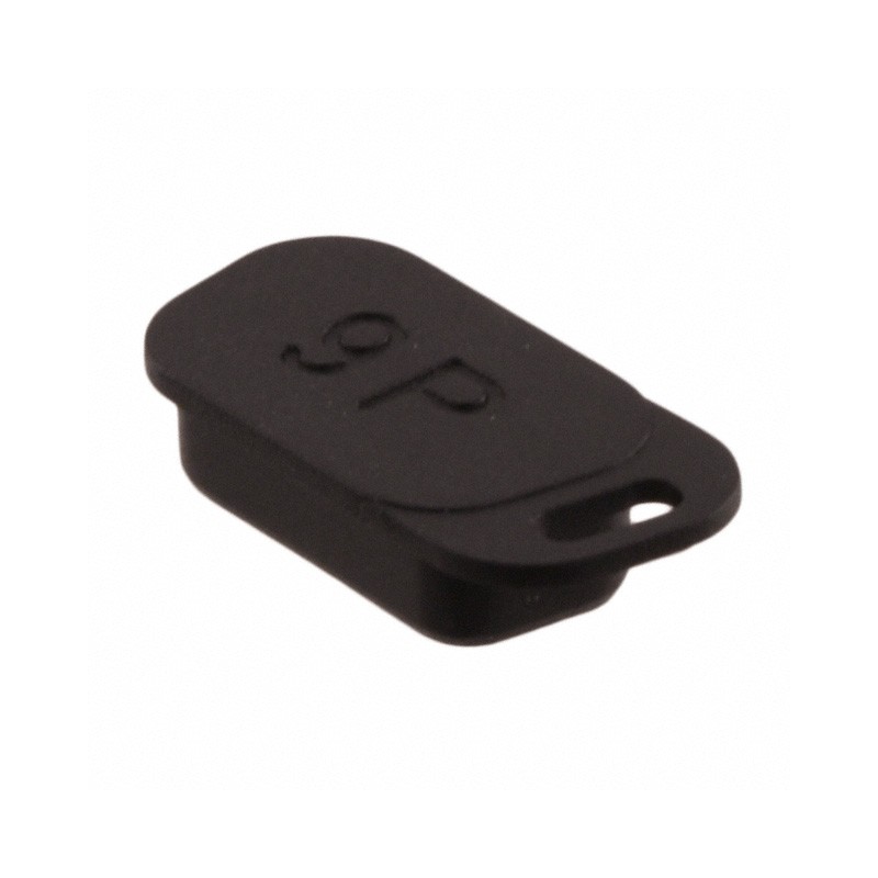 1 pcs : 09670090611 - DSUB DUST CAP MA 09P BLACK