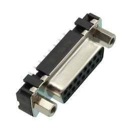 1 pcs : 09662117503 - CONN D-SUB RCPT 15POS VERT SLDR
