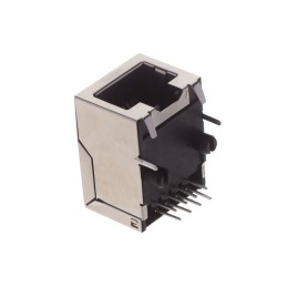 1 pcs : 0432498916 - CONN MOD JACK 8P8C R/A SHIELDED