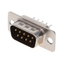 1 pcs : K85X-ED-9P - CONN D-SUB PLUG 9POS VERT SLDR