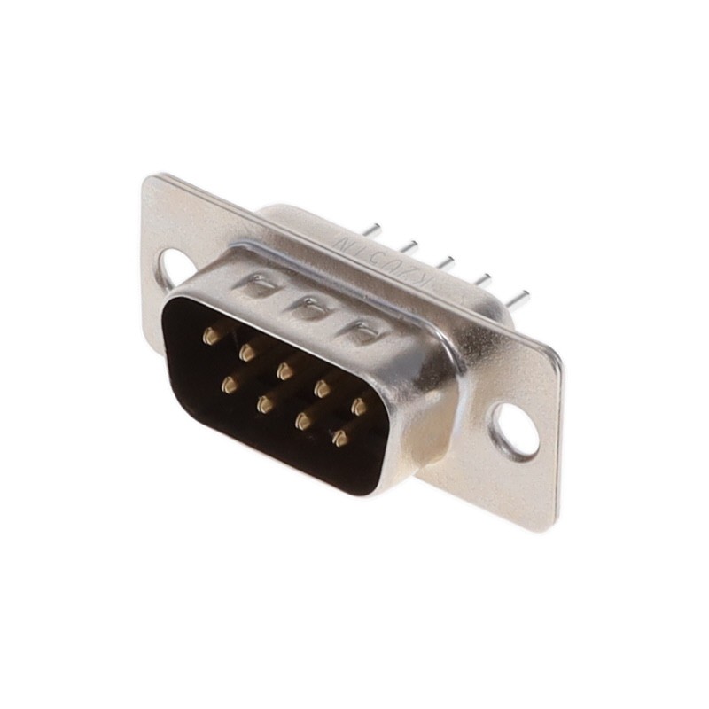 1 pcs : K85X-ED-9P - CONN D-SUB PLUG 9POS VERT SLDR