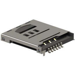 1 pcs : 009162006501150 - CONN MICRO SD/SIM CARD R/A SMD