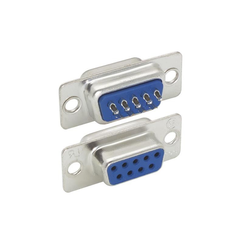 1 pcs : SD9S - CONNECTOR DB9F SOLDER