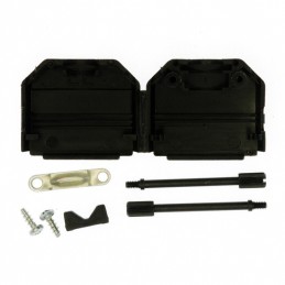 1 pcs : 972-015-01SR011 - CONN BACKSHELL 15POS 180DEG BLK