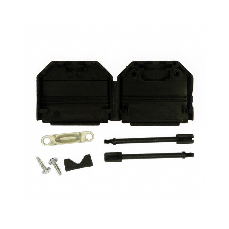 1 pcs : 972-015-01SR011 - CONN BACKSHELL 15POS 180DEG BLK