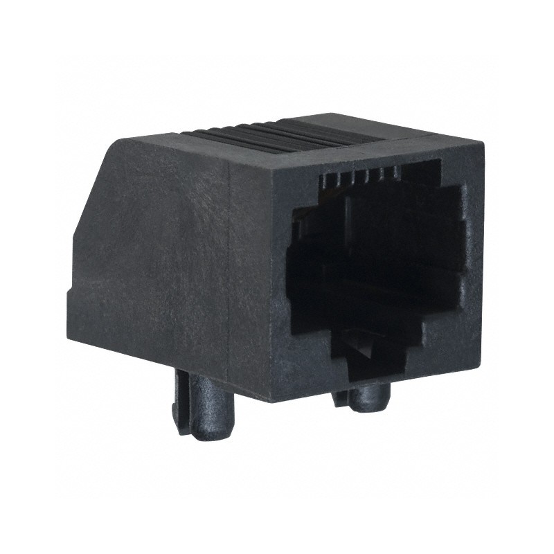 1 pcs : 5555764-1 - CONN MOD JACK 8P8C R/A UNSHLD