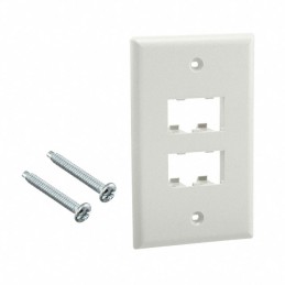 1 pcs : CFPL4EIY - SINGLE GANG, VERTICAL FACEPLATE