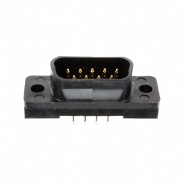 1 pcs : 208006-1 - CONN D-SUB PLUG 9POS VERT SLDR