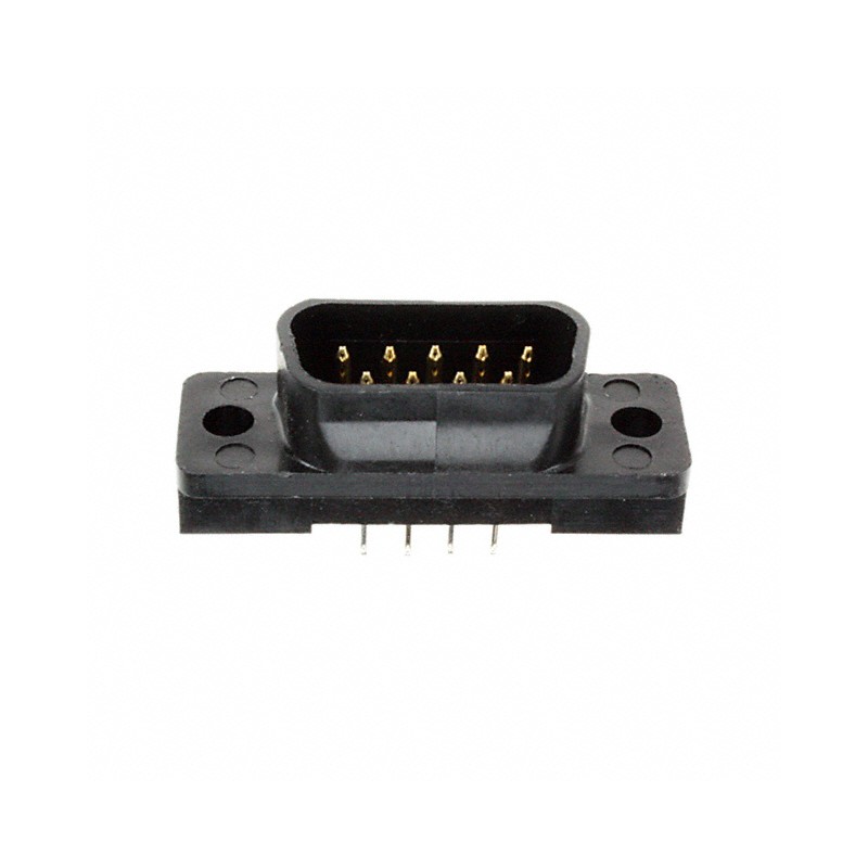 1 pcs : 208006-1 - CONN D-SUB PLUG 9POS VERT SLDR