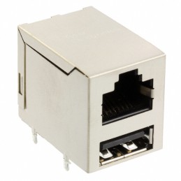 1 pcs : 1-1775855-1 - CONN MOD JACK 8P8C R/A SHIELDED