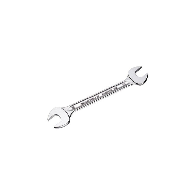 1 pcs - STAHLWILLE Double Ended Open Spanner, 10mm, Metric, Double Ended, 155 mm Overall