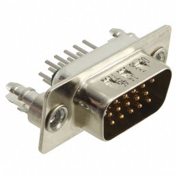 1 pcs : 09561617712 - CONN D-SUB HD PLUG 15P VERT SLDR