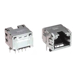 1 pcs : TM11R-5M2-88-LP(30) - CONN MOD JACK 8P8C R/A SHIELDED