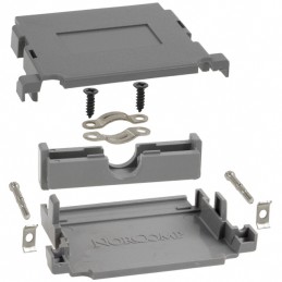 1 pcs : 983-037-010R031 - CONN BACKSHELL 37POS 180DEG GRAY