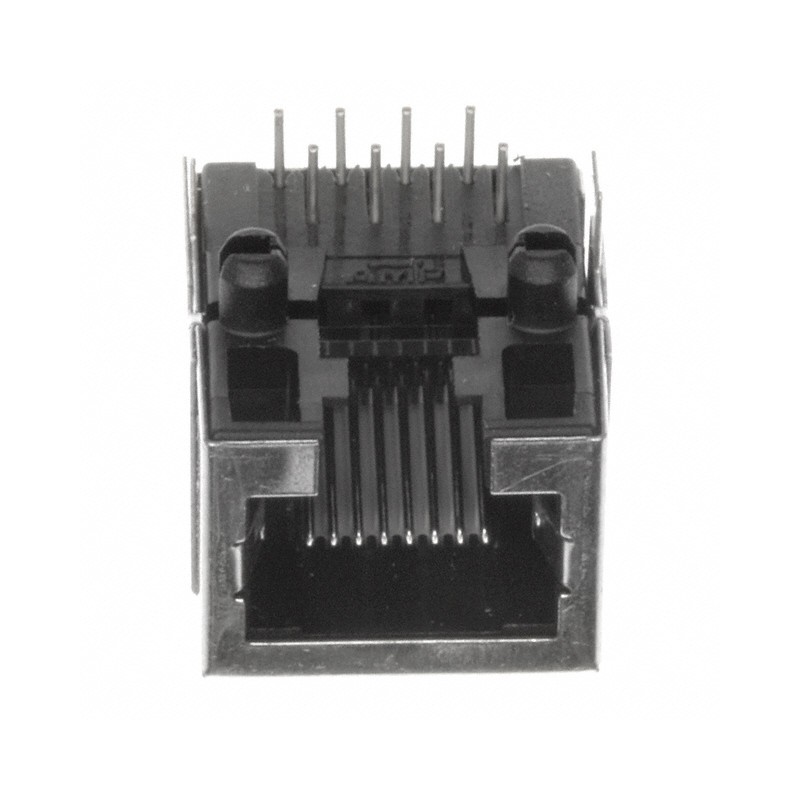 1 pcs : 106066-2 - CONN MOD JACK 8P8C R/A SHIELDED