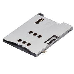 1 pcs : 0475530001 - CONN SIM CARD PUSH-PUSH R/A SMD
