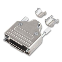 1 pcs : MHDM15-K - 15 WAY D-SUB HOOD DIE CAST TOP E