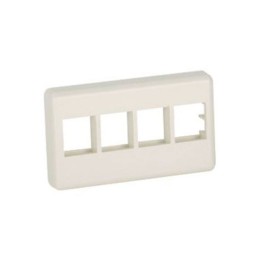 1 pcs : NK4MFIG - FACEPLATE 4PORT GRAY