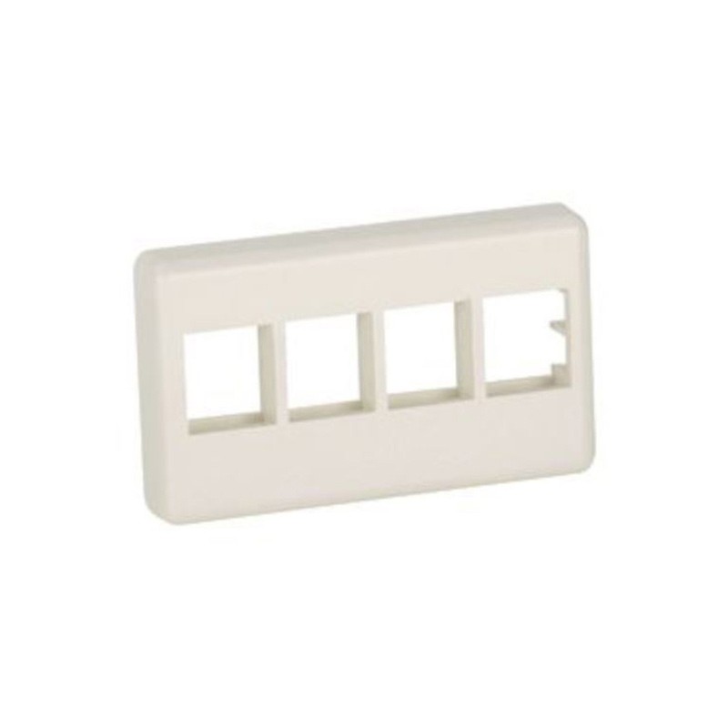 1 pcs : NK4MFWH - FACEPLATE 4PORT WHITE