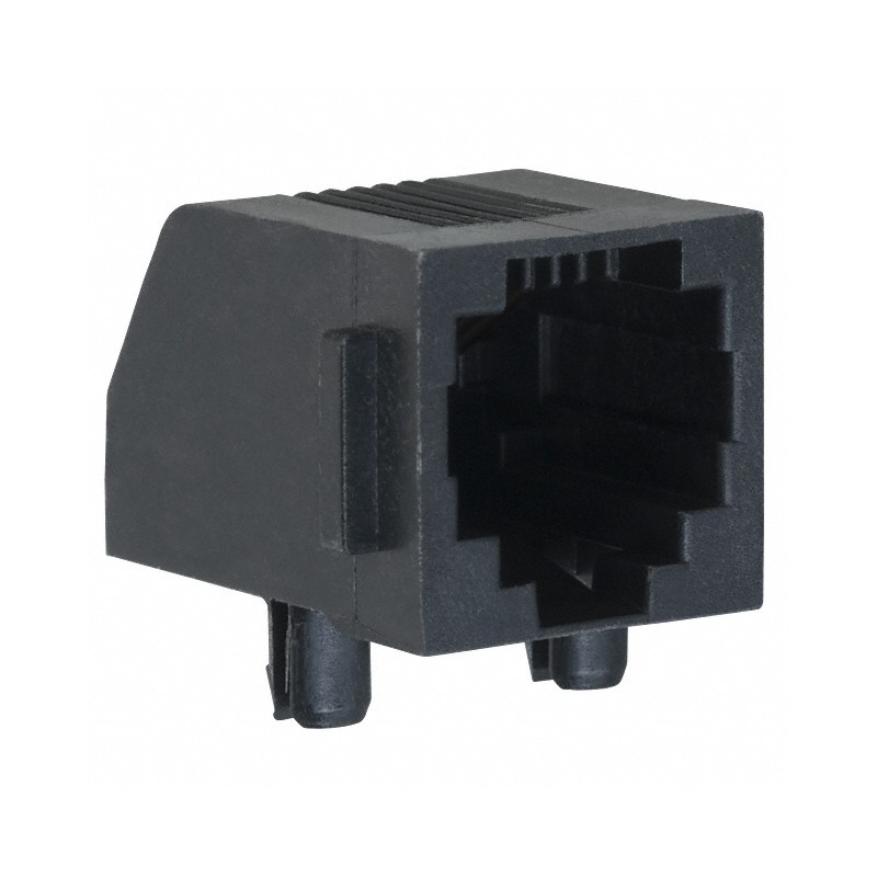 1 pcs : 5555077-1 - CONN MOD JACK 6P6C R/A UNSHLD