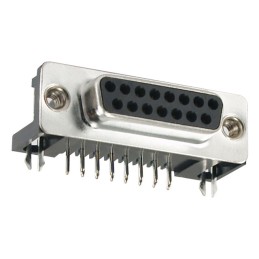 1 pcs : K22X-A15S-N - CONN D-SUB RCPT 15POS R/A SLDR