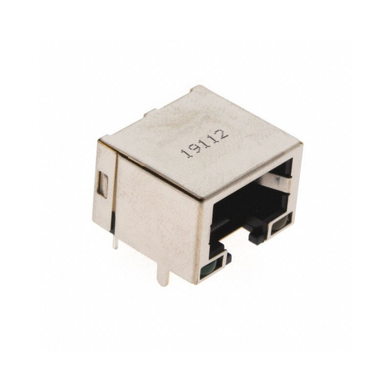 1 pcs : 1734324-3 - CONN MOD JACK 8P8C R/A SHIELDED